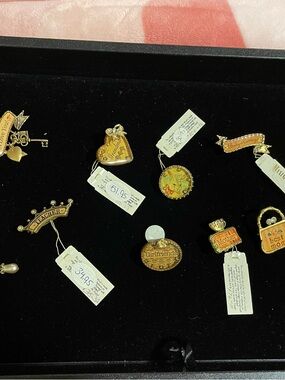 New Vintage John Wind Maximal Art Pins/Brooch Bundle of 9